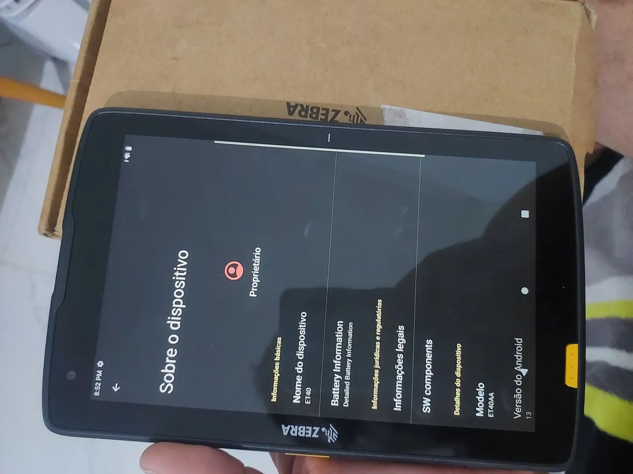 Tablet zebra ET40AA  - Foto 3