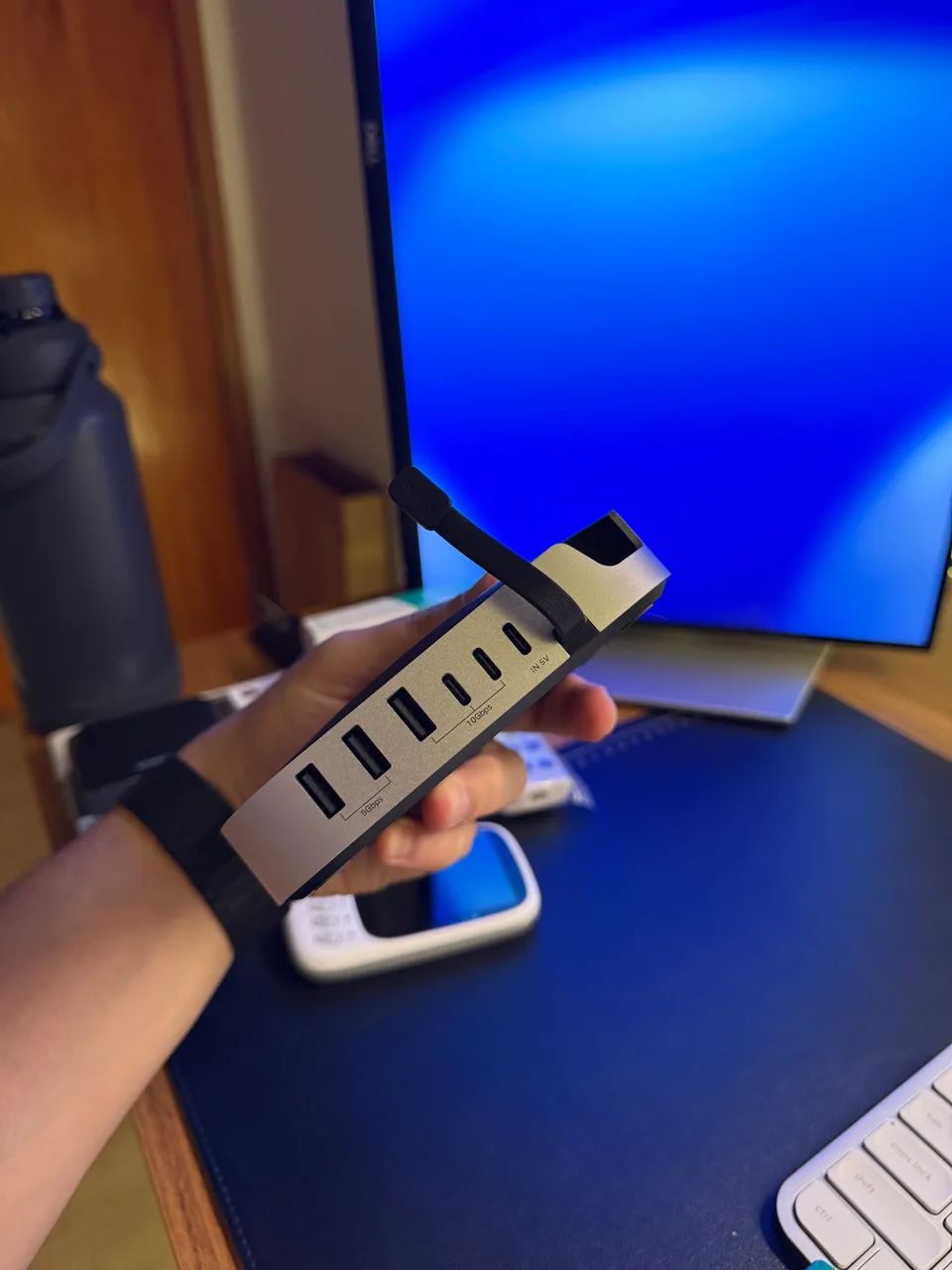 Hub UGREEN para Mac mini m4 com suporte a SSD - Foto 3