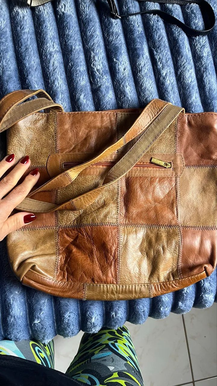 Bolsa em couro legítimo - Foto 3