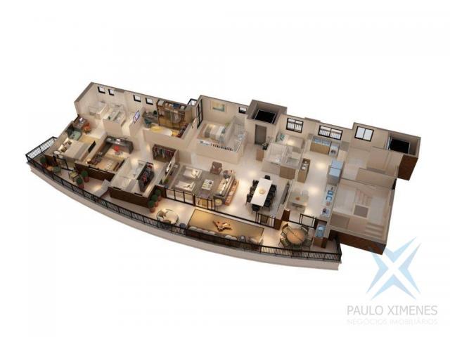 Apartamento com 4 dormitórios à venda, 219 m² por r$ 1.844.900 - aldeota - fortaleza/ce - Foto 3