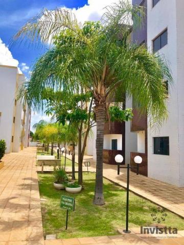 Apartamento com 3 quartos para alugar, 66 m² por r$ 950,00/mês - plano diretor norte - pal - Foto 16