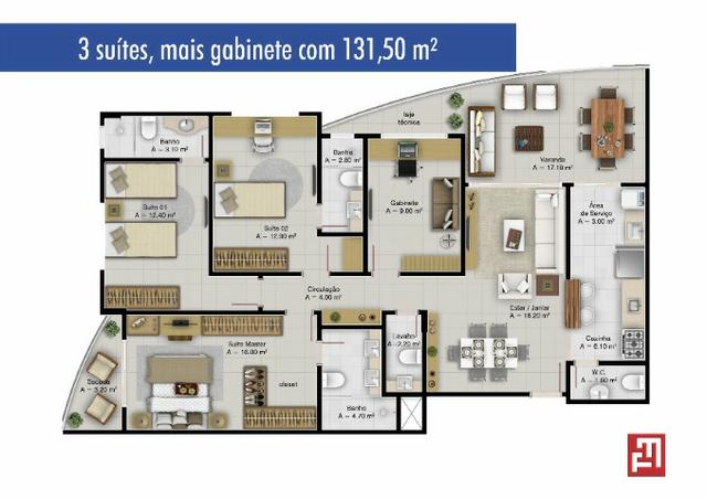 Apartamento no Ed. Ilha de Murano - Foto 5