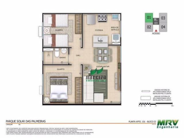 Apartamento residencial à venda, abrantes, camaçari - ap0840. - Foto 10