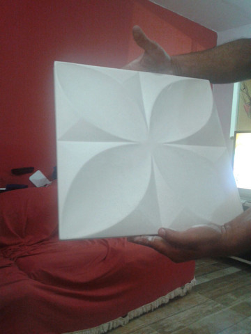 Placas de gesso 3D