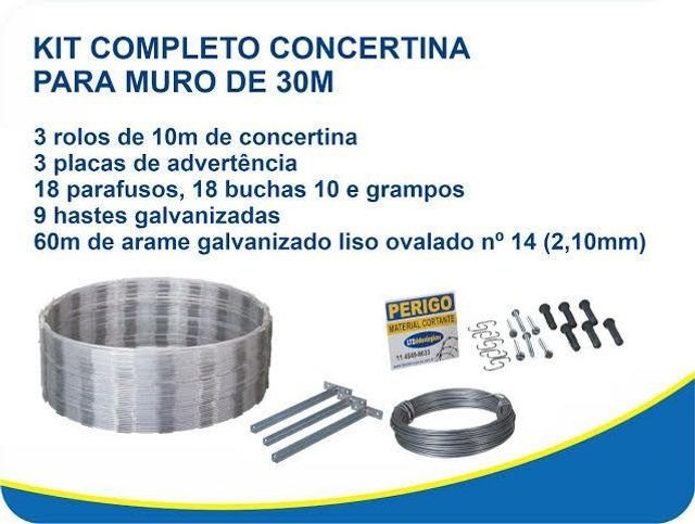 Câmeras Cerca elétrica concertina interfone motor de portão alarme sensor - Foto 6