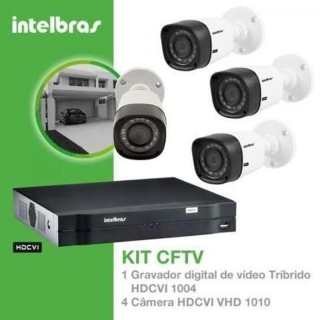 Câmeras Cerca elétrica concertina interfone motor de portão alarme sensor