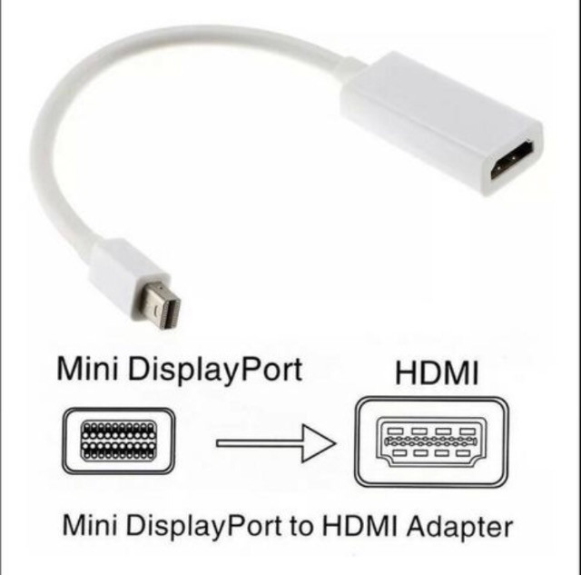 Cabo adaptador Macbook Mini DisplayPort para HDMI macbook hdmi cabo