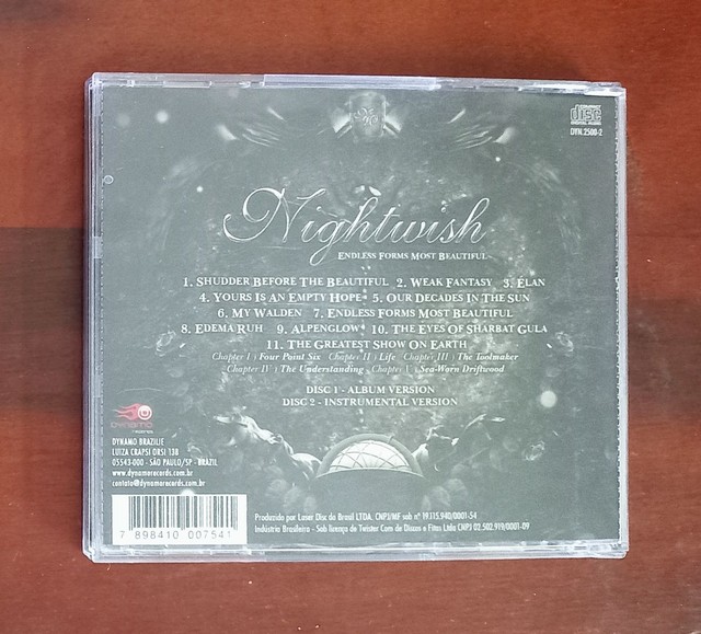 CD duplo Nightwish Endless Forms Most Beautiful 2015415081816990699521