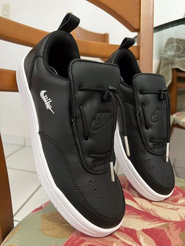 Tênis Nike Court Vintage Alt Feminino - Preto+Branco -- Tamanho 35