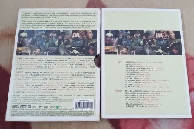 CD + DVD Legião Urbana E Paralamas Juntos 