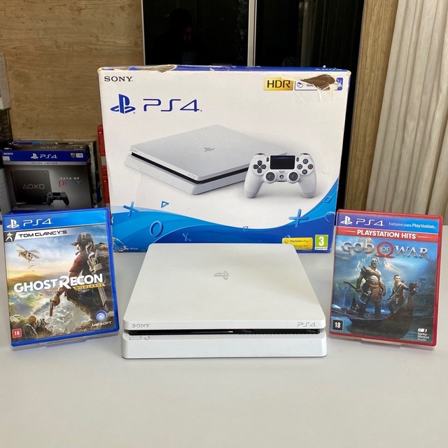 Ps4 Pro 1tb Usado + 2 Jogos Físicos Garantia E Nota Fiscal