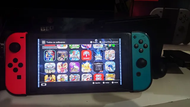 Nintendo Switch V1 Desbloqueado recheado de jogos e emuladores!! Só na