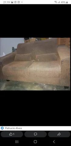 CONJUNTO DE SOFÁS RETRÁTIL (LEIA O ANÚNCIO) - Foto 4