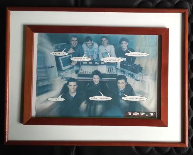 Quadro moldura Rádio Pop Rock Fm