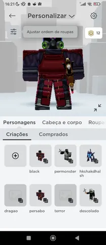 Conta Y2k Masculina Roblox, Jogo de Computador Roblox Usado 92207875