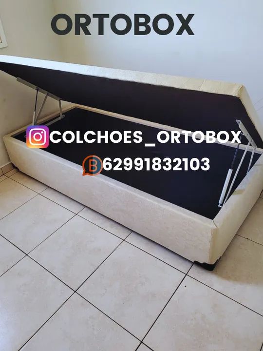 Cama Box Baú Solteiro direto da fabrica - Foto 2
