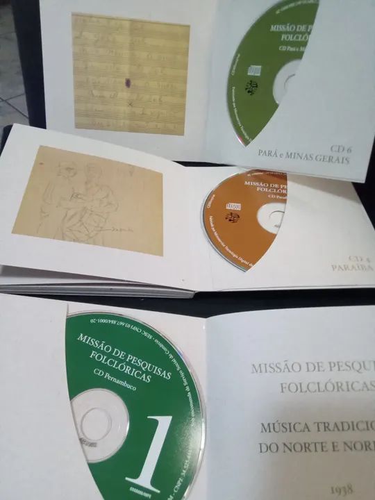 Box 6 CD Mario de Andrade Missão Pesquisas Folclóricas Música Tradicional Norte Nordeste - Foto 5