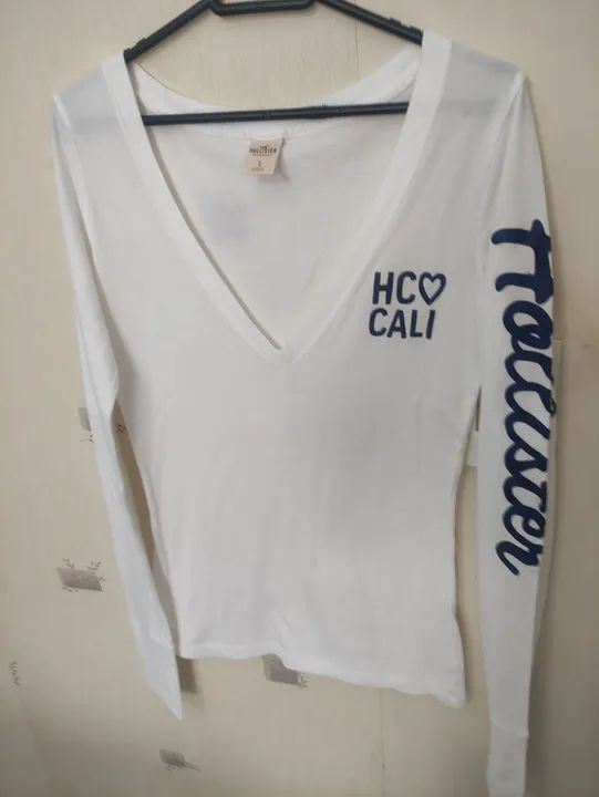Camiseta Hollister branca