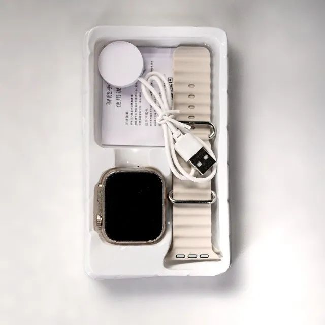 Relógio Smartwatch Iwo 8 Ultra Branco NOVO - Foto 5