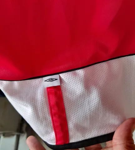 CAMISA SELECAO EMIRADOS ARABES UNIDOS UEA UMBRO 2004 VERMELHA TAM. L NOVA FRETE GRATIS - Foto 5