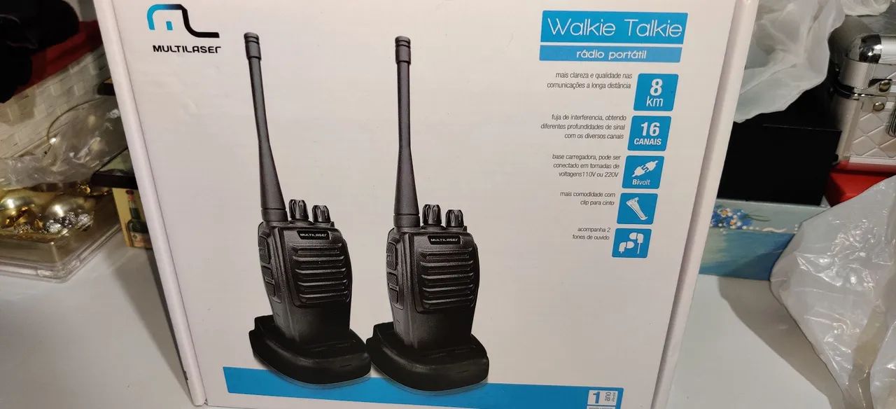 Walkie Talkie Multilaser 8km 16 canais  - Foto 4