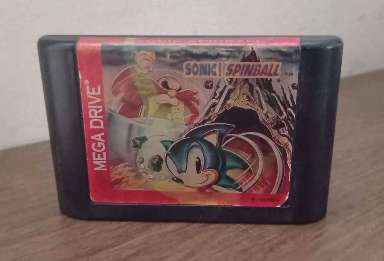 Jogo Sonic Spinball original mega Drive