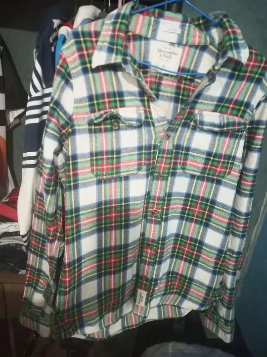 Camisão Abercrombie xadrez 