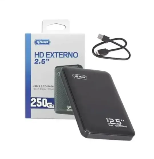 HD Externo 2,5'' USB 3.0 250GB KP-HD808 - Knup 009602