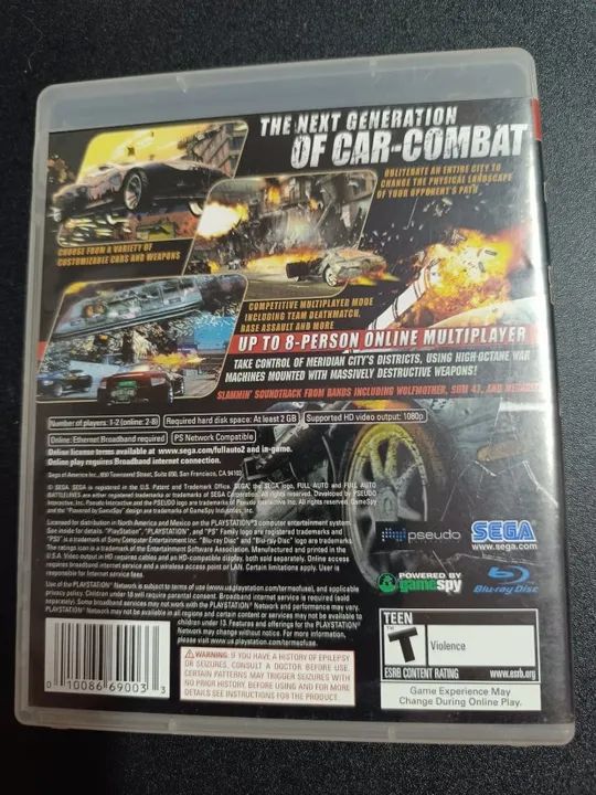 Full Auto 2 Battlelines Original Para Playstation 3 - Promoção - Foto 4