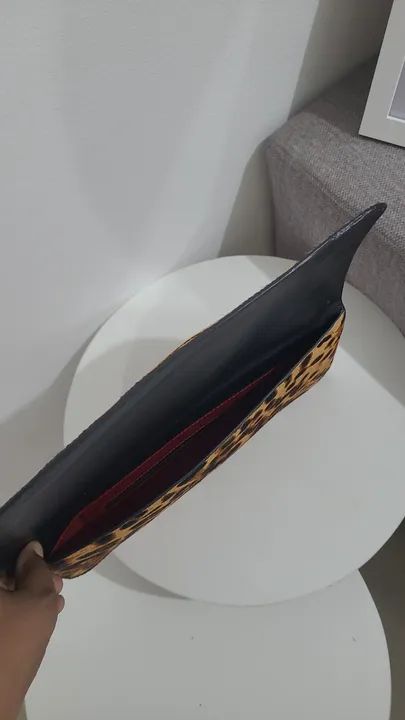 Bolsa de Mão Leopardo Jorge biscjoff  - Foto 4