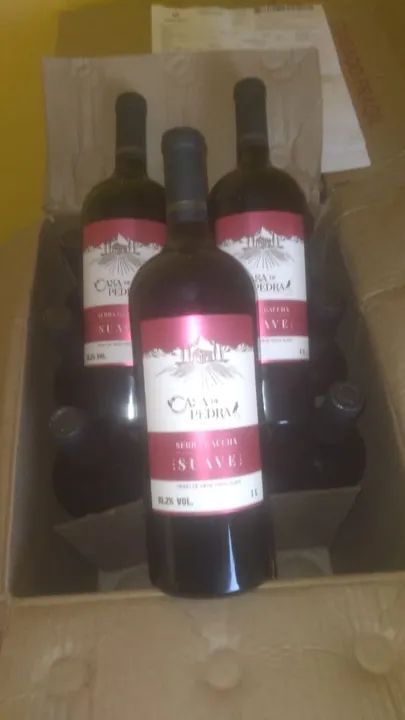 Vendo vinho tinto suave 