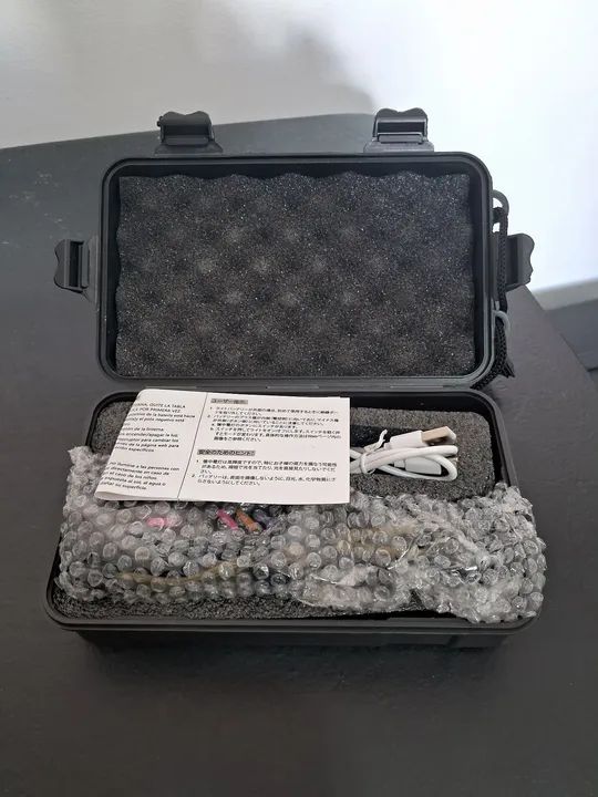 Lanterna de LED recarregável Smiling Shark SD-7165 - Foto 3