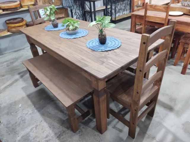 Mesa de Madeira Maciça  - Foto 2