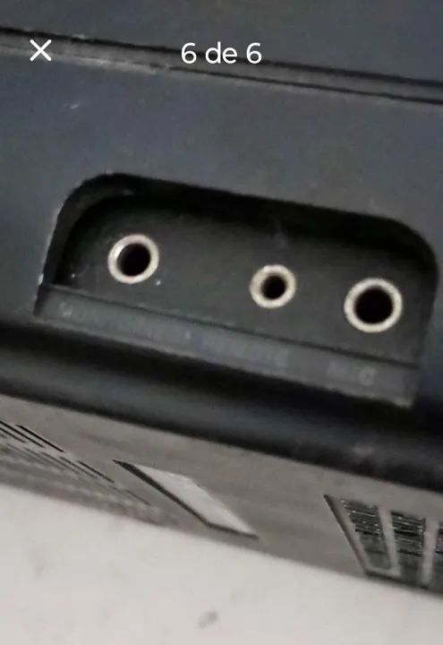 Gravador K7 National Panasonic 1976 + Fita K-7 - Foto 6