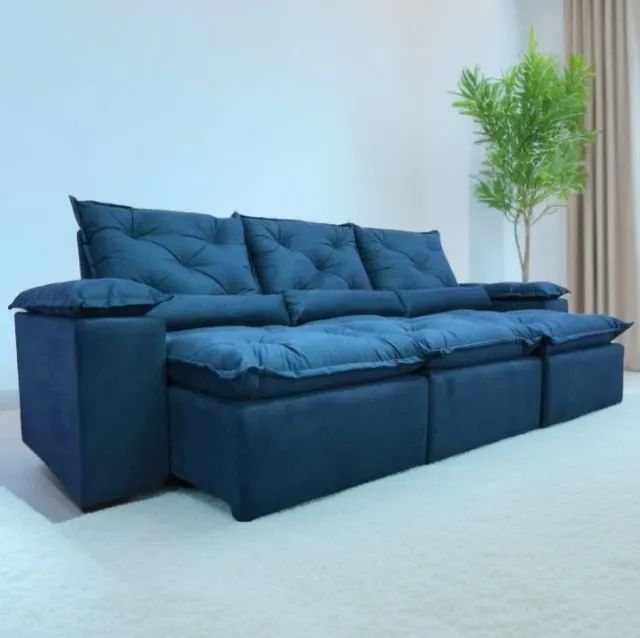 sala sofa retratil e reclinavel de 270 cm  - Foto 3