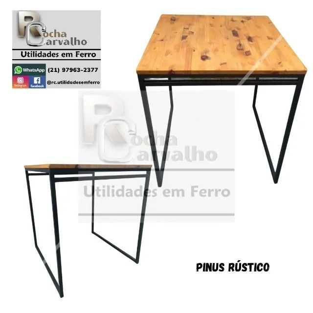 Kit Mesa 60x60 e 4 Cadeiras. Sob Encomenda.  - Foto 4