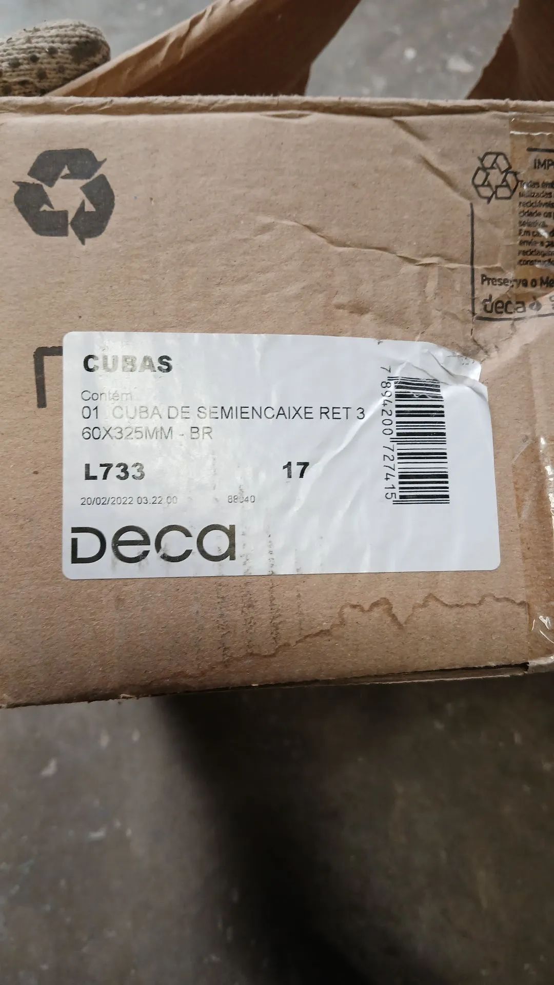 CubaSemi-Encaixe Deca L733 COMPLETA - Foto 2