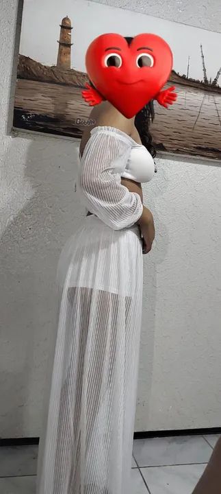 Vendo roupa Branca  linda e elegante  - Foto 2