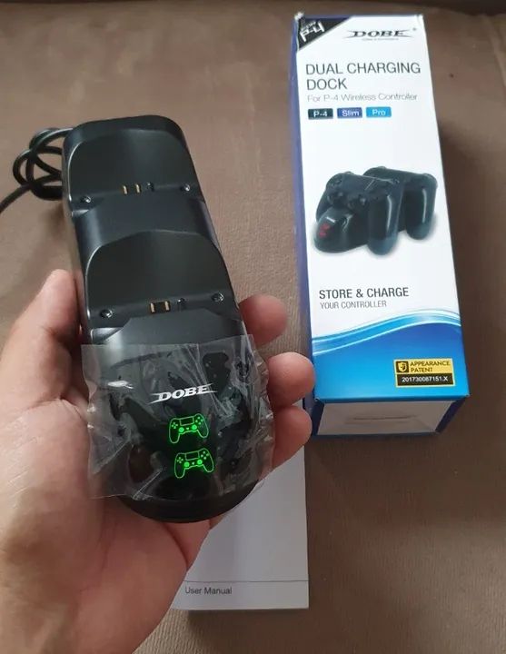 Base carregadora para PS4 horizontal