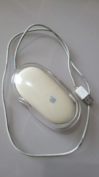 Mouse Apple antigo branco