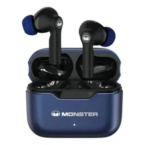 Monster kxt 02 Tws-fone intra-auricular Azul metálico Bluetooth 5.3 PROMOÇÃO  - Foto 5