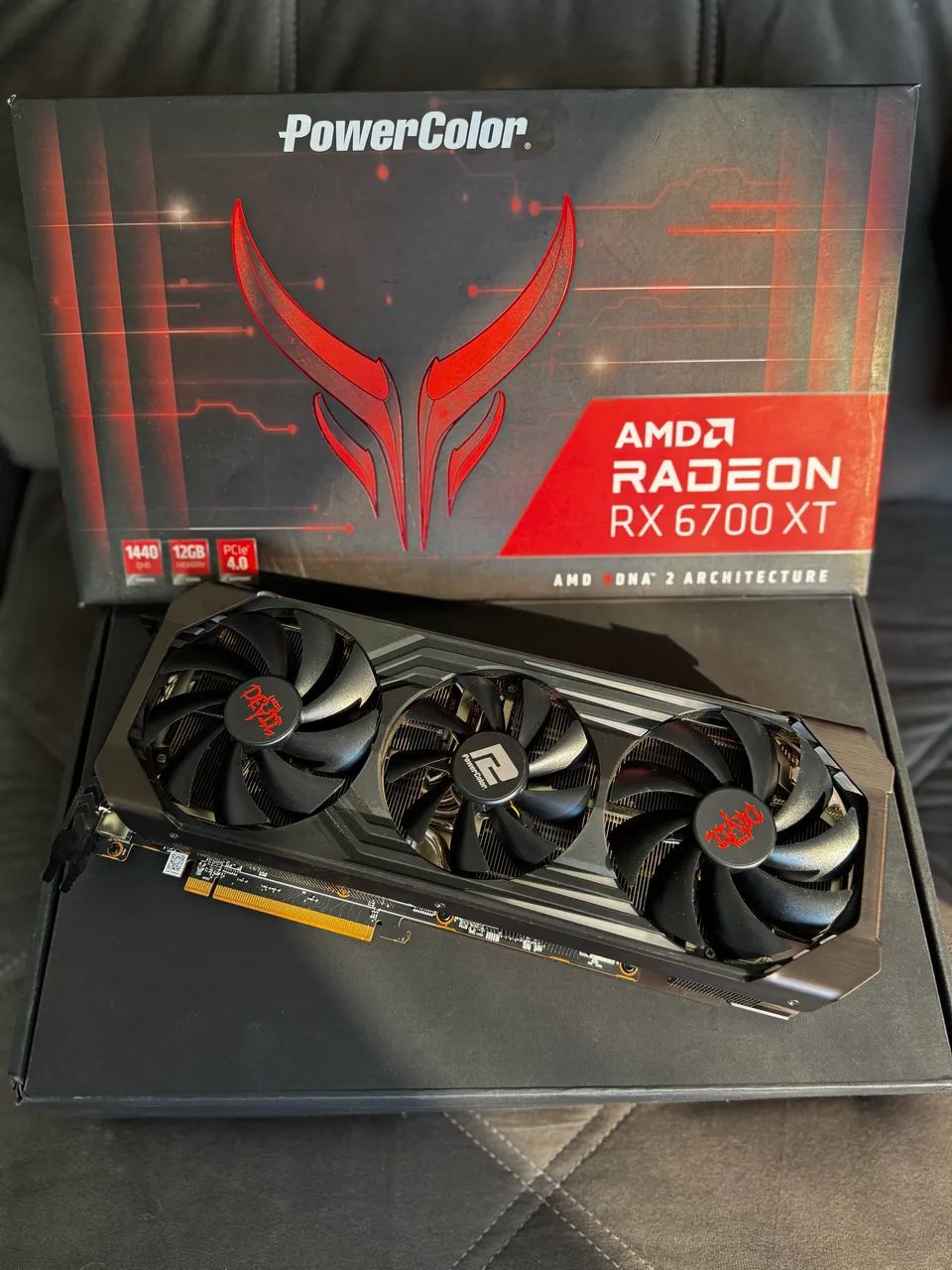 RX 6700 XT RED DAVIL impecável 12GB 