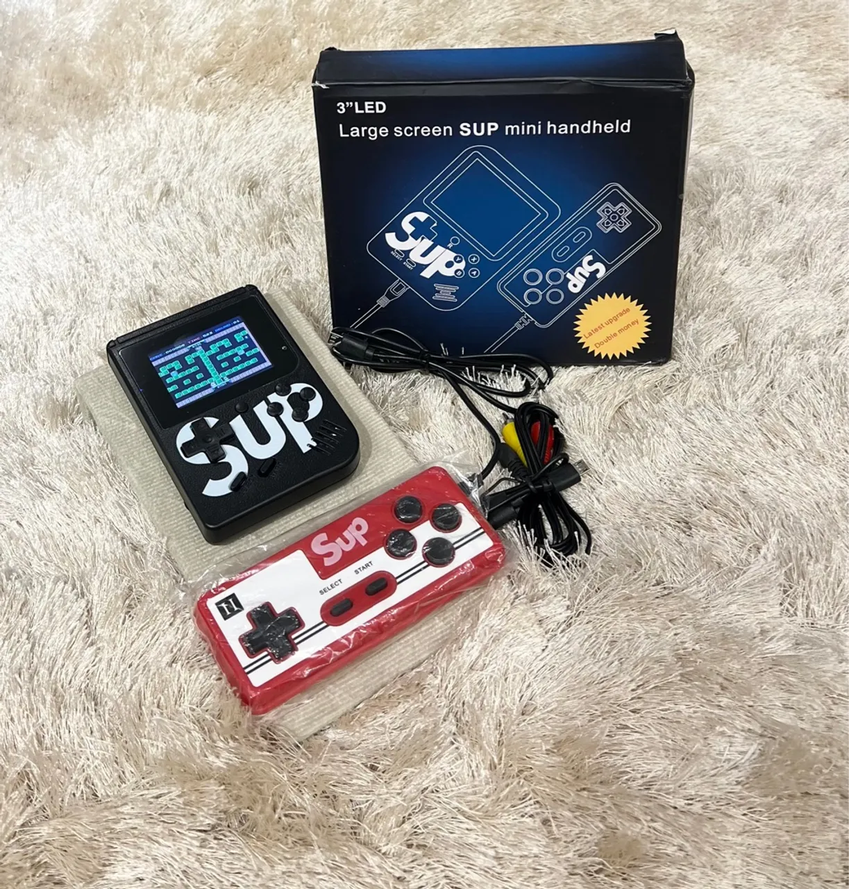 Game Portátil Sup Game Box Plus com 400 Jogos Clássicos + Controle