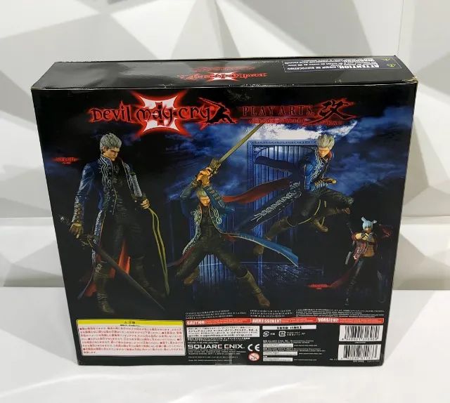 Vergil Play Arts Kai Devil May Cry 3 Square Enix Original - Foto 4