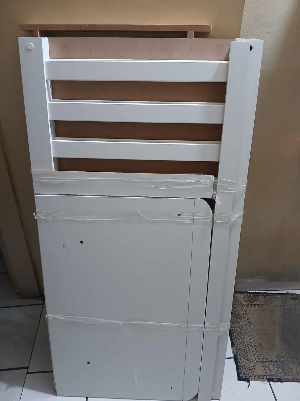 Berço Branco para Bebê em MDF - Foto 2
