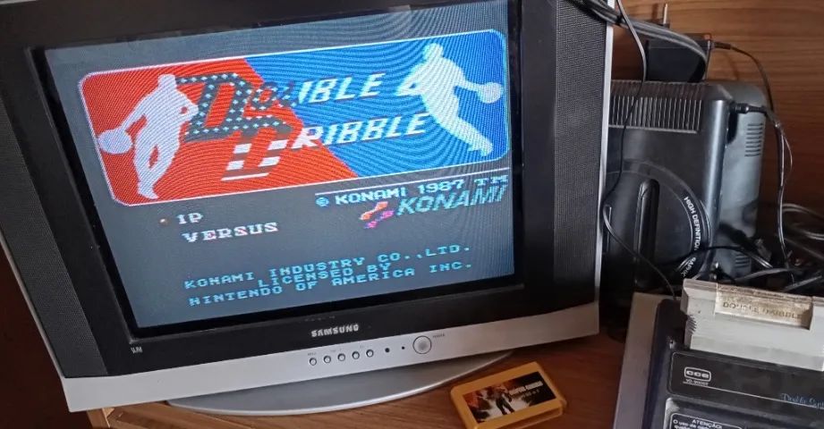 Cartucho 60 Pinos Double Dribble Dynacom Nintendinho - Foto 3