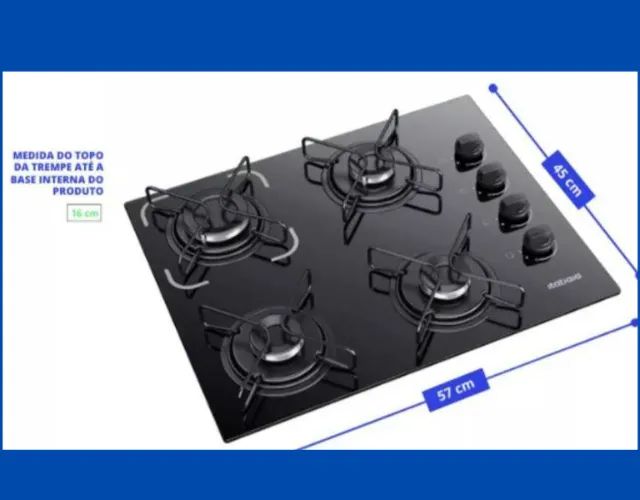 Fogão Cooktop 4 Bocas Itatiaia com Acendedor Automático (ENTREGAS EM ATÉ 24h) - Foto 2