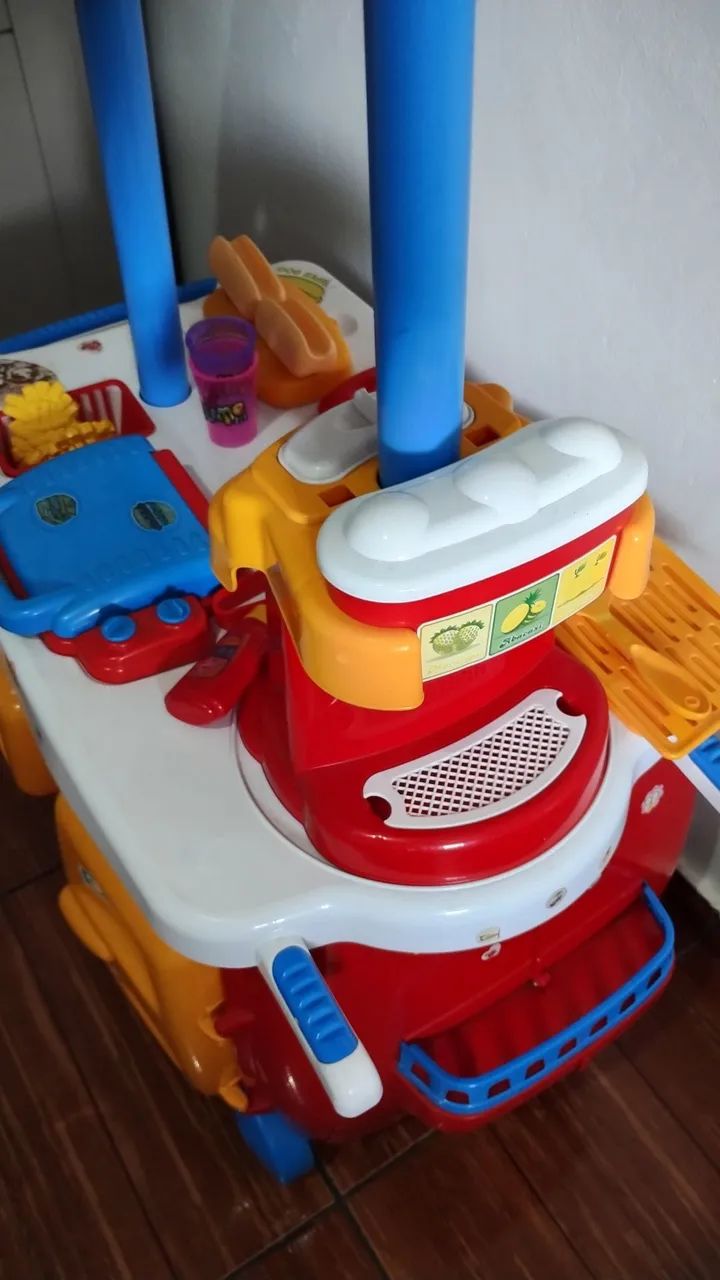 Lanchonete Infantil - Carrinho De Lanches Tateti Calesita - Foto 4