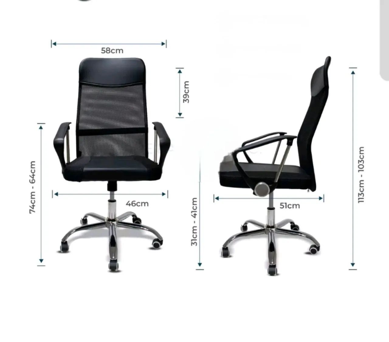 Cadeira de escritório presidente, confortável NOVA - Foto 6