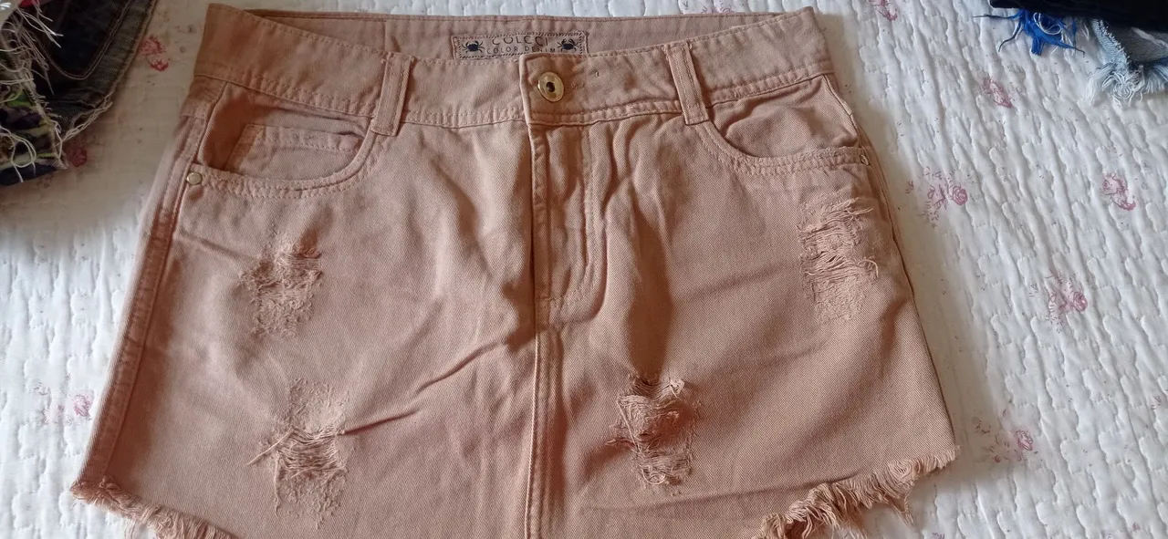 Short Jeans Destroyed Coleção